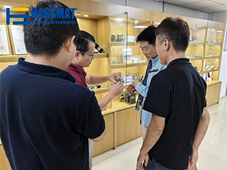 Product showcases introduce samples to customers Product showcases introduce samples to customers