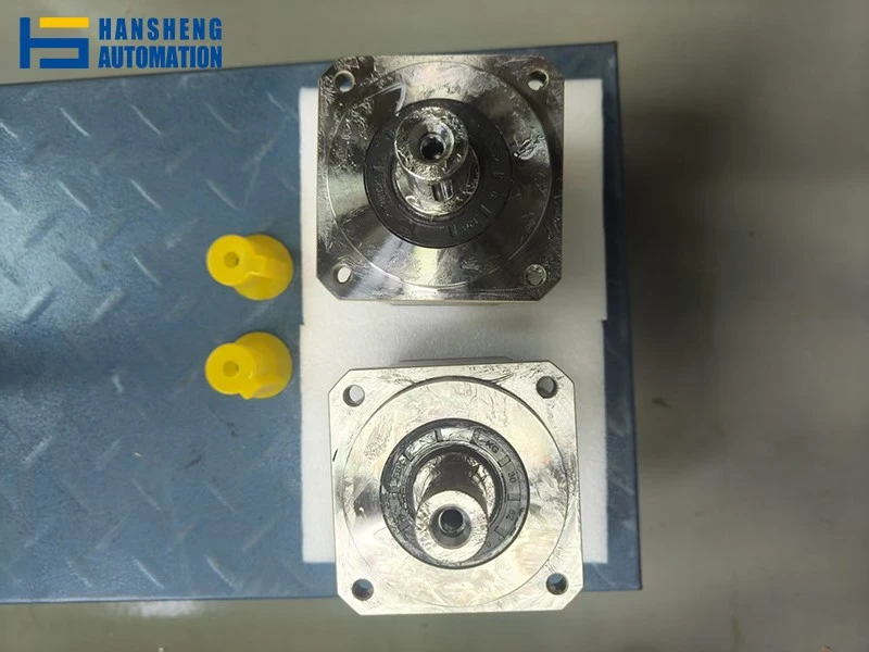 Two PGH090 Planetary Gearboxes Prepared for Delivery to Seoul Two PGH090 Planetary Gearboxes Prepared for Delivery to Seoul