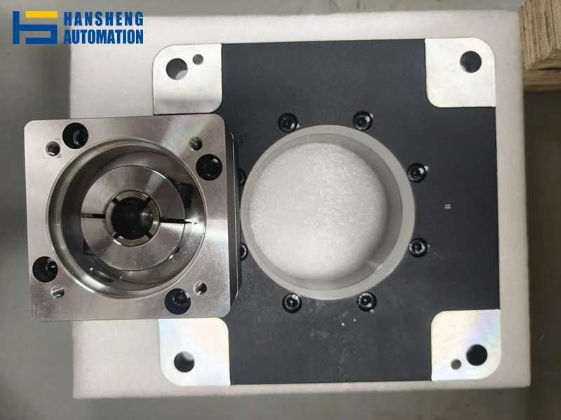 Hansheng Automation Ships HRT200 Hollow Rotary Table Sample to a New U.S. Customer Hansheng Automation Ships HRT200 Hollow Rotary Table Sample to a New U.S. Customer