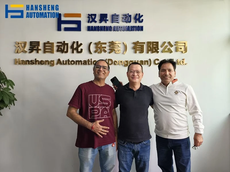 Indian Customer Visits Hansheng to Discuss Components for an Assembly Line Projects Indian Customer Visits Hansheng to Discuss Components for an Assembly Line Projects