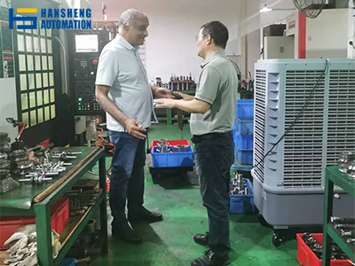 Deepening Partnerships: Long-Standing Indian Client Visits Hansheng Automatio...