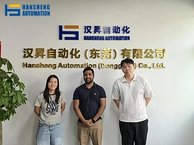 New Indian Customer Visits Hansheng Automation For Gearbox Business Discussions