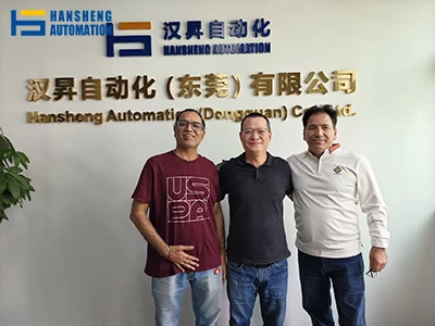 Indian Customer Visits Hansheng To Discuss Components For An Assembly Line Pr...