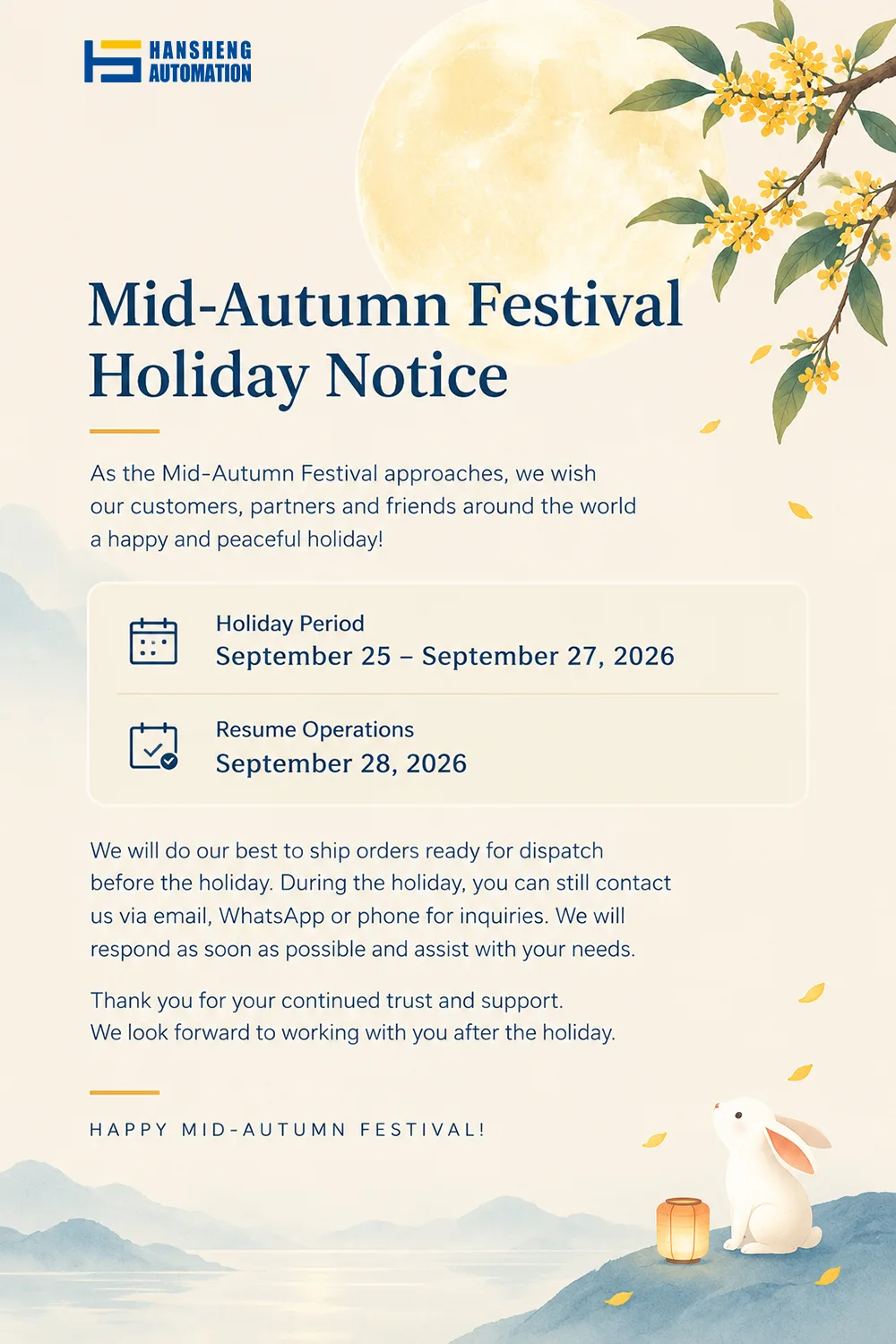 Mid-Autumn-Festival-Holiday-Notice--Hansheng-Automation Mid-Autumn-Festival-Holiday-Notice--Hansheng-Automation